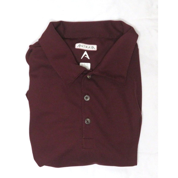 Lot of 3 Men's Polo Shirts Polo Ralph Lauren / Van Heusen / Antigua Golf Size L - Picture 7 of 16
